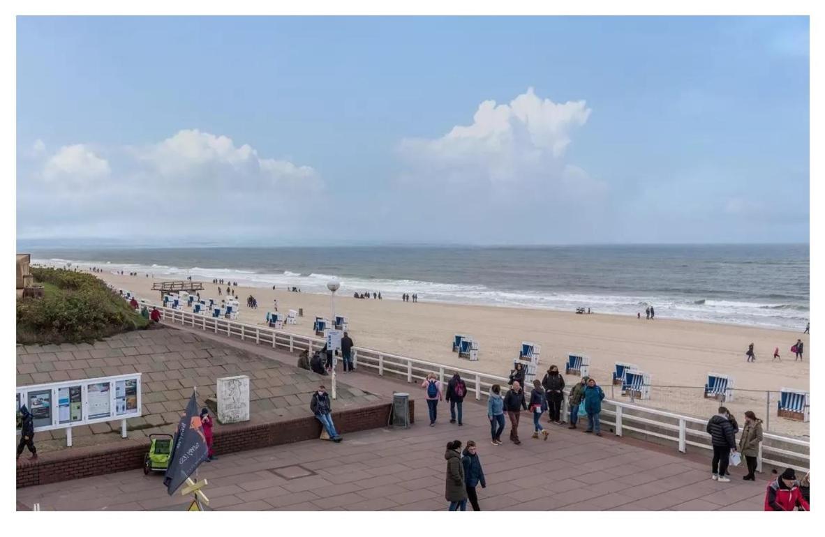 Fewo Blick über Sylt Westerland Exterior foto